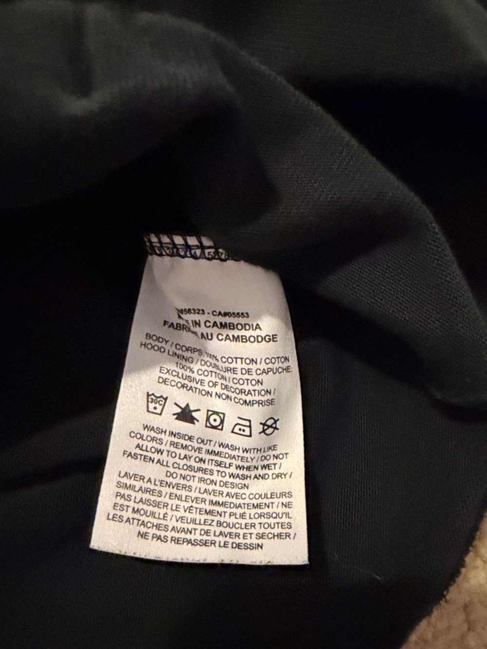 Nike Light-Weight Cotton Black Full-Zip Hooded Sweatshirt Women’s Medium Cropped - Picture 3 of 4